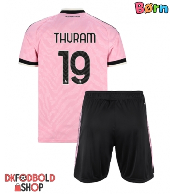 Juventus Khephren Thuram #19 Udebanesæt Børn 2026-27 Kort ærmer (+ korte bukser)